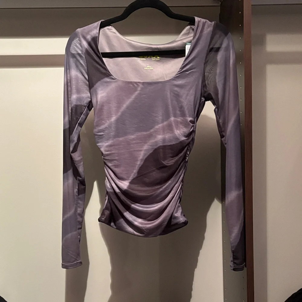 Simons Lavender Ruched Bodysuit - Picture 1 of 4